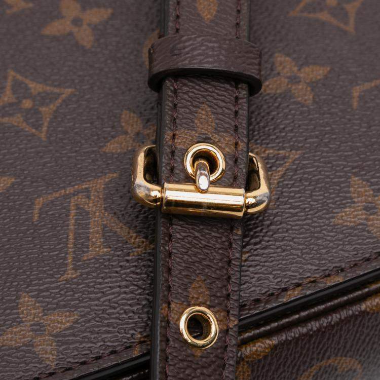 Pre Owned Louis Vuitton Brown Monogram Pochette Metis