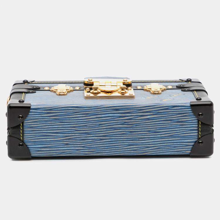 Pre Owned Louis Vuitton Blue Epi Petit Malle