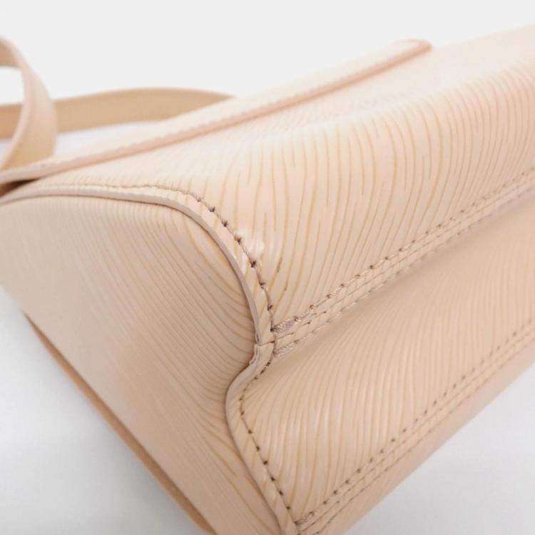 Pre Owned Louis Vuitton Twist PM Beige/Pink Epi Leather Shoulder Bag