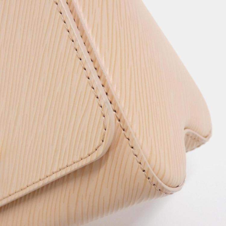 Pre Owned Louis Vuitton Twist PM Beige/Pink Epi Leather Shoulder Bag