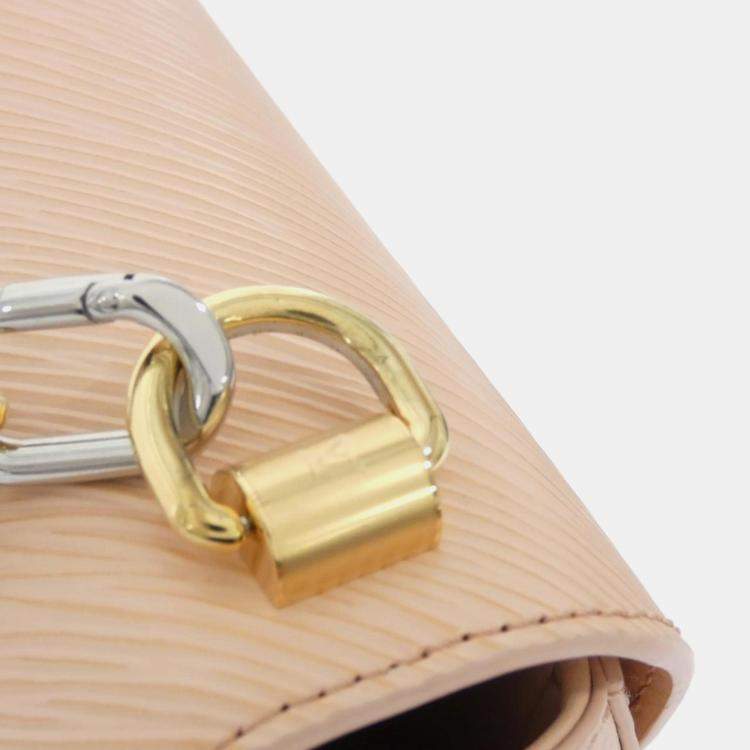 Pre Owned Louis Vuitton Twist PM Beige/Pink Epi Leather Shoulder Bag