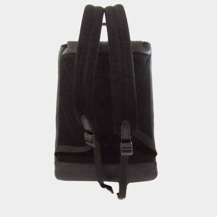 Pre Owned Louis Vuitton Christopher Black Taurillon Leather Backpack