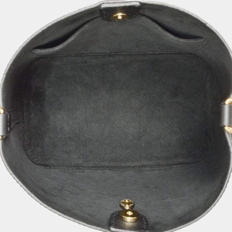 Pre Owned Louis Vuitton Rock & Walk Black Leather Shoulder Bag