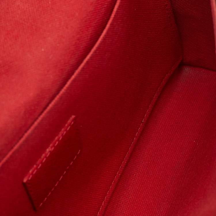 Pre Owned Louis Vuitton Damier Ebene Canvas Pochette Felicie Bag