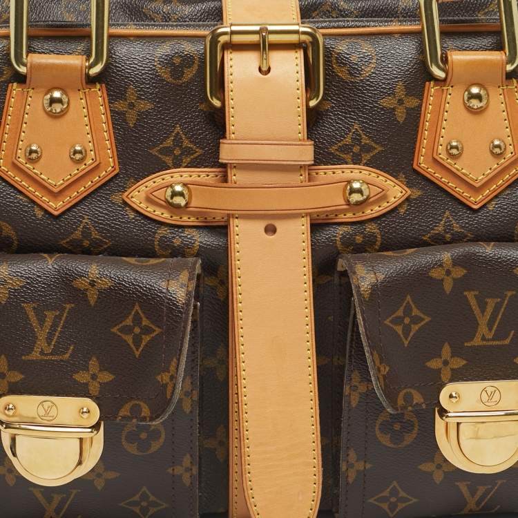 Pre Owned Louis Vuitton Monogram Canvas Manhattan GM Bag