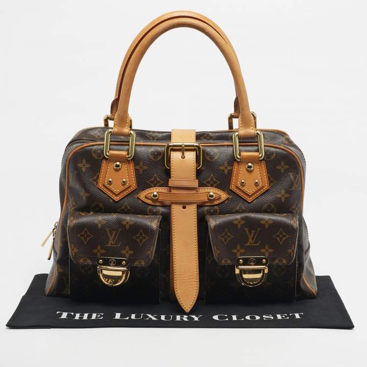 Pre Owned Louis Vuitton Monogram Canvas Manhattan GM Bag