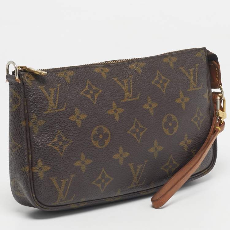 Pre Owned Louis Vuitton Monogram Canvas Pochette Accessoires Bag