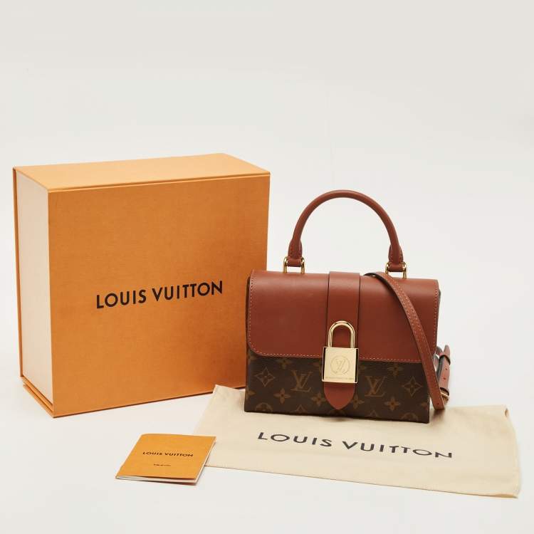 Pre Owned Louis Vuitton Caramel Monogram Canvas Locky BB Bag 