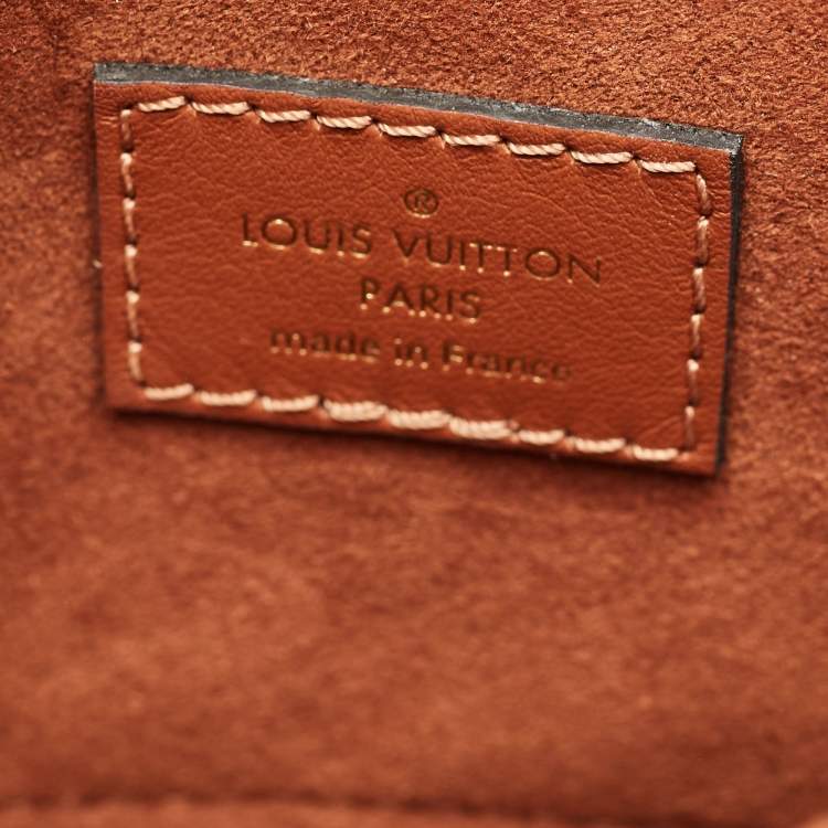 Pre Owned Louis Vuitton Caramel Monogram Canvas Locky BB Bag 