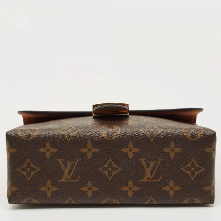 Pre Owned Louis Vuitton Caramel Monogram Canvas Locky BB Bag 