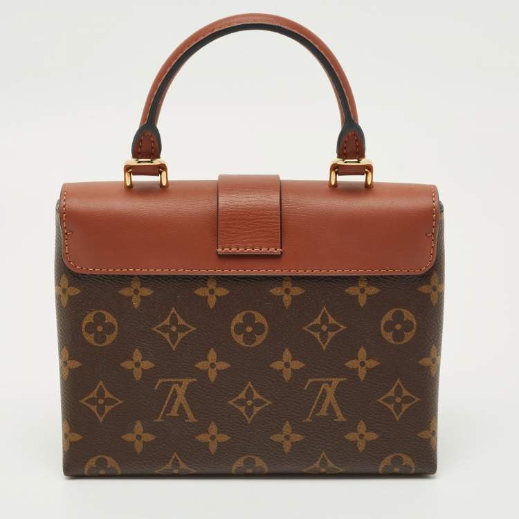 Pre Owned Louis Vuitton Caramel Monogram Canvas Locky BB Bag 