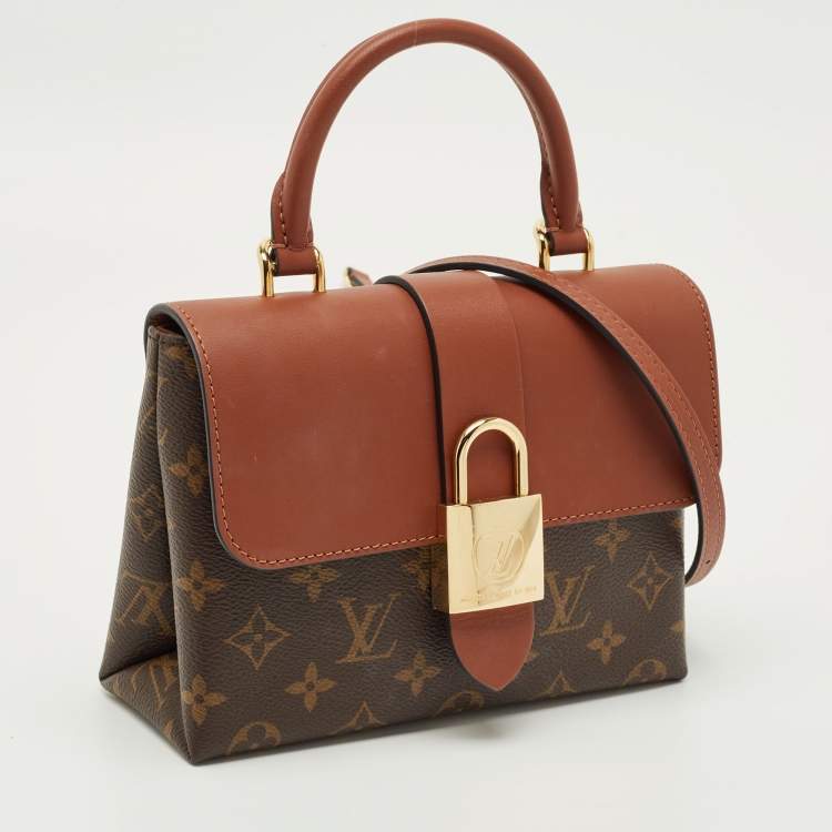 Pre Owned Louis Vuitton Caramel Monogram Canvas Locky BB Bag 