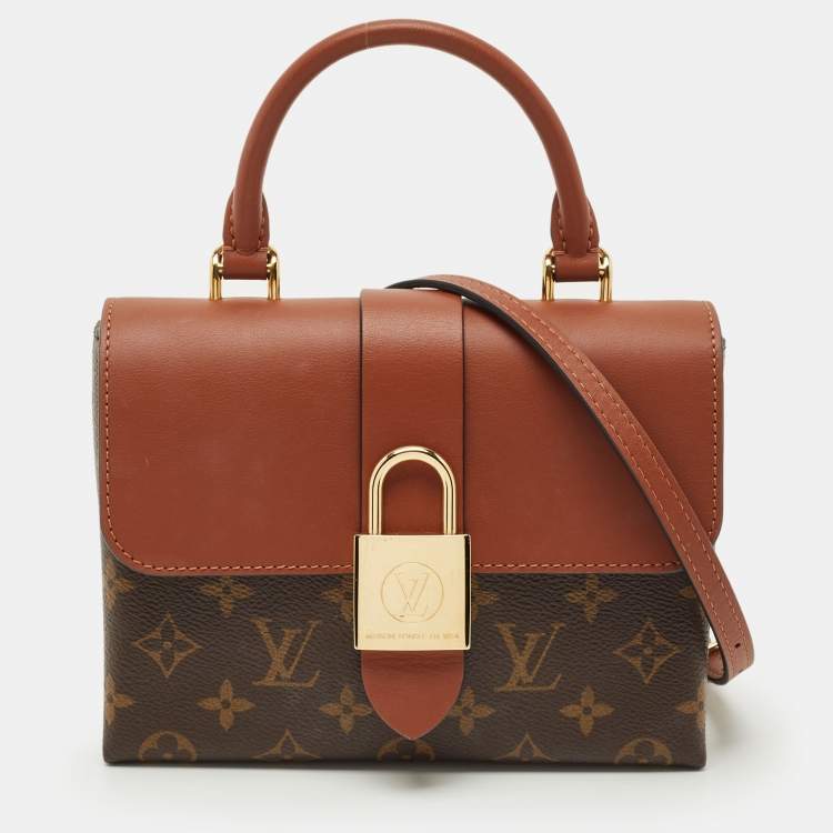 Pre Owned Louis Vuitton Caramel Monogram Canvas Locky BB Bag 