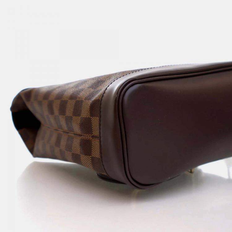 Pre Owned Louis Vuitton Soho Vintage Brown Damier Ebene Coated Canvas Backpack