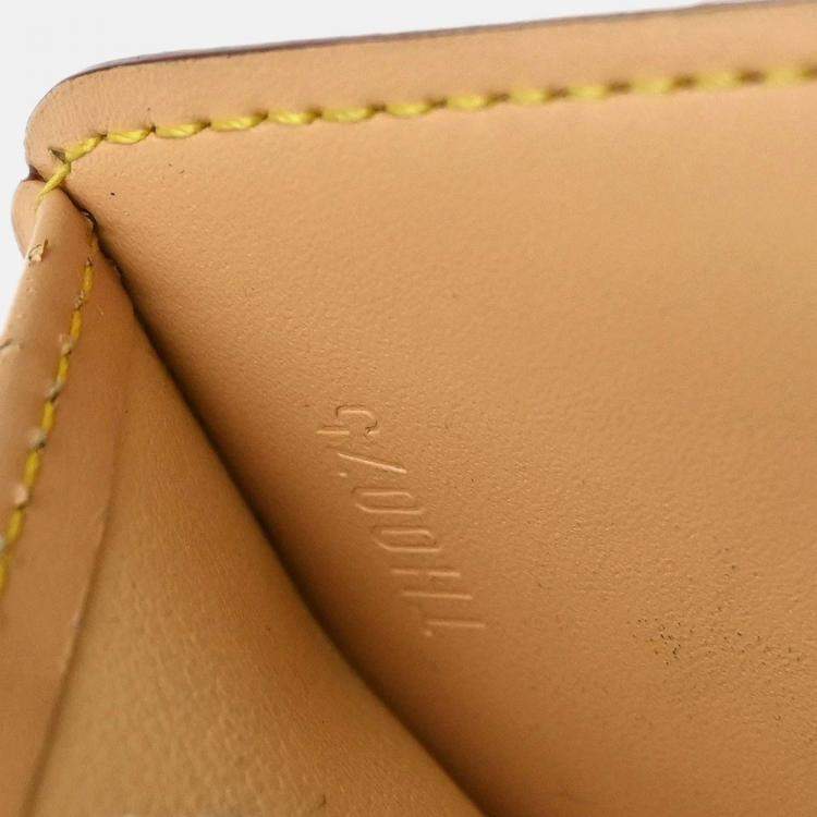 Pre Owned Louis Vuitton Portefeuille Black Multicolor Leather Wallet