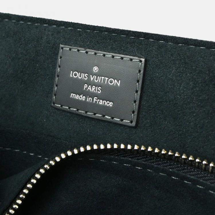 Pre Owned Louis Vuitton Damier Cobalt Newport MM Blue Canvas Crossbody Bag