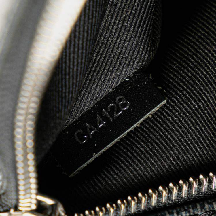 Pre Owned Louis Vuitton Black Damier Graphite District MM