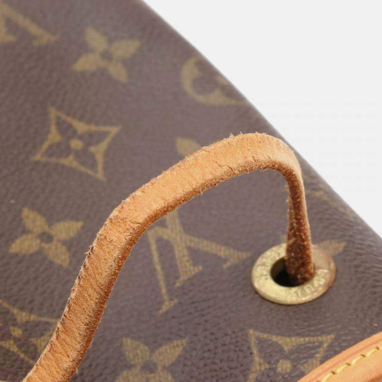 Pre Owned Louis Vuitton Brown Monogram Montsouris GM