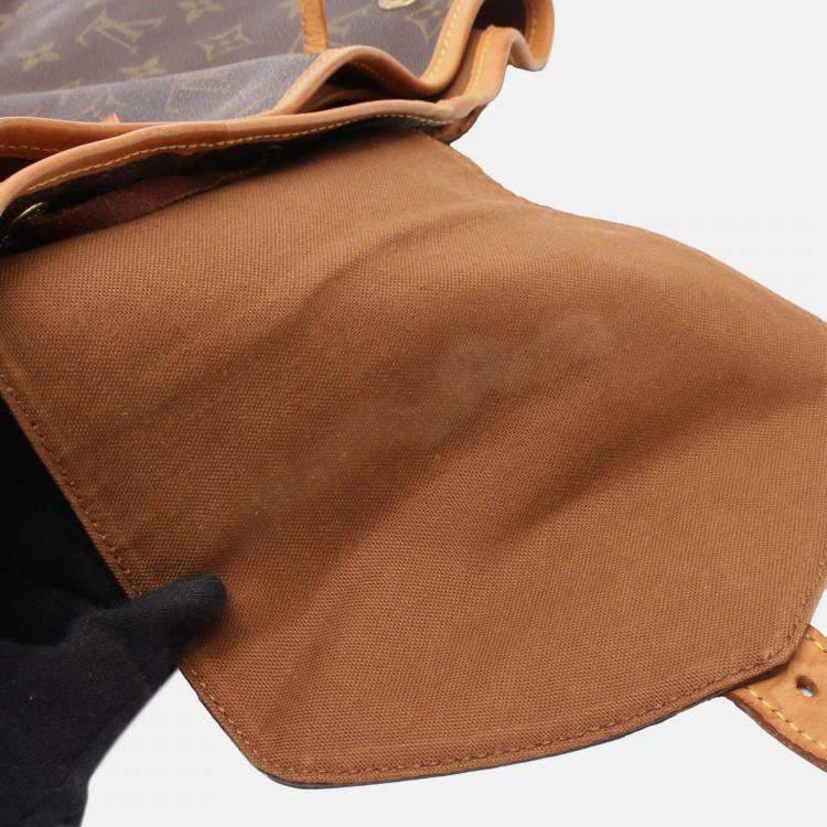 Pre Owned Louis Vuitton Brown Monogram Montsouris GM