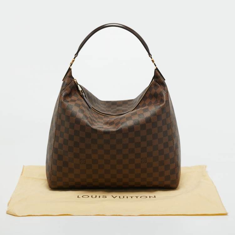 Pre Owned Louis Vuitton Damier Ebene Canvas Portobello GM Bag