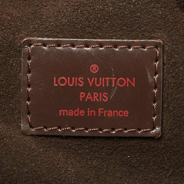 Pre Owned Louis Vuitton Damier Ebene Canvas Portobello GM Bag