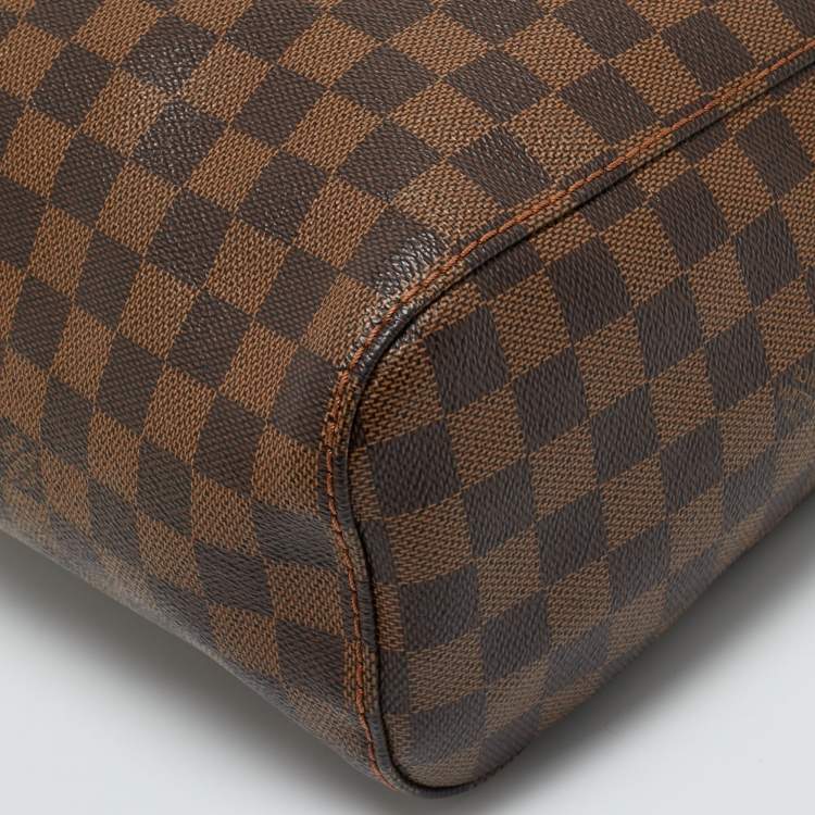 Pre Owned Louis Vuitton Damier Ebene Canvas Portobello GM Bag
