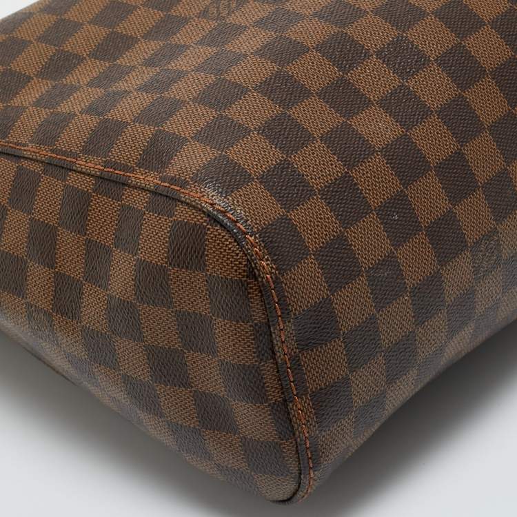 Pre Owned Louis Vuitton Damier Ebene Canvas Portobello GM Bag
