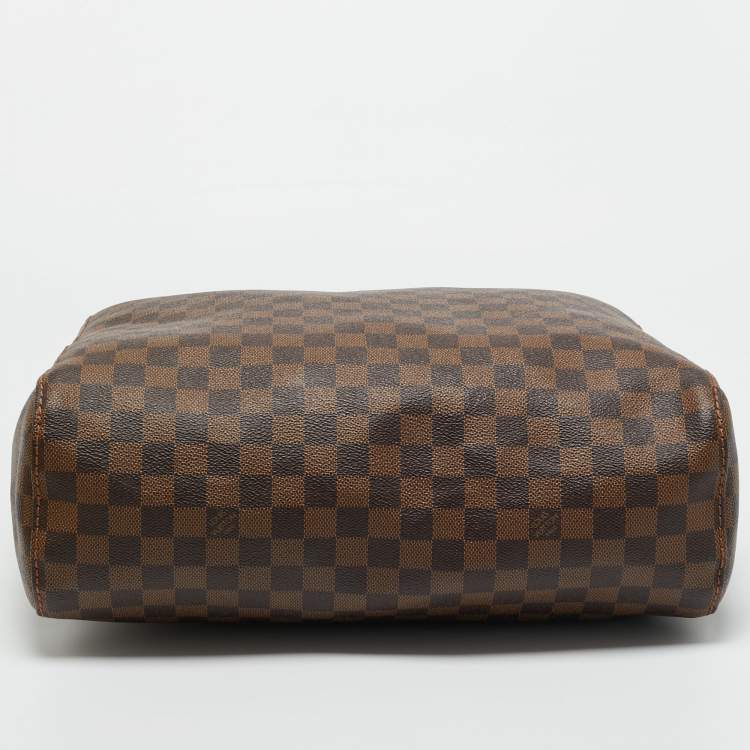 Pre Owned Louis Vuitton Damier Ebene Canvas Portobello GM Bag
