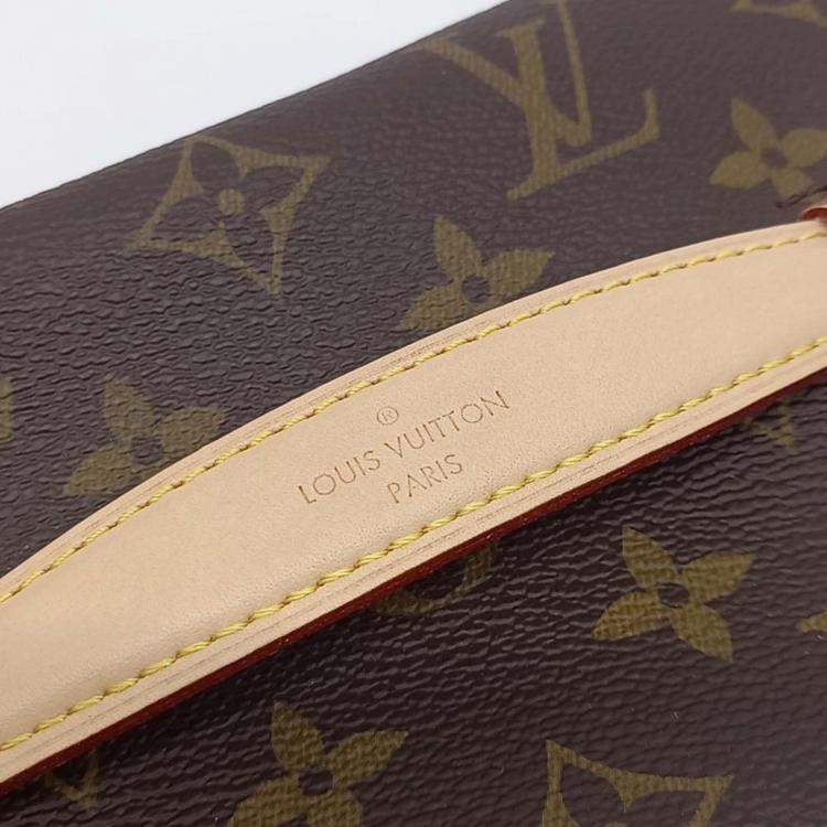 Pre Owned Louis Vuitton Nice Brown Coated Canvas Mini Handbag