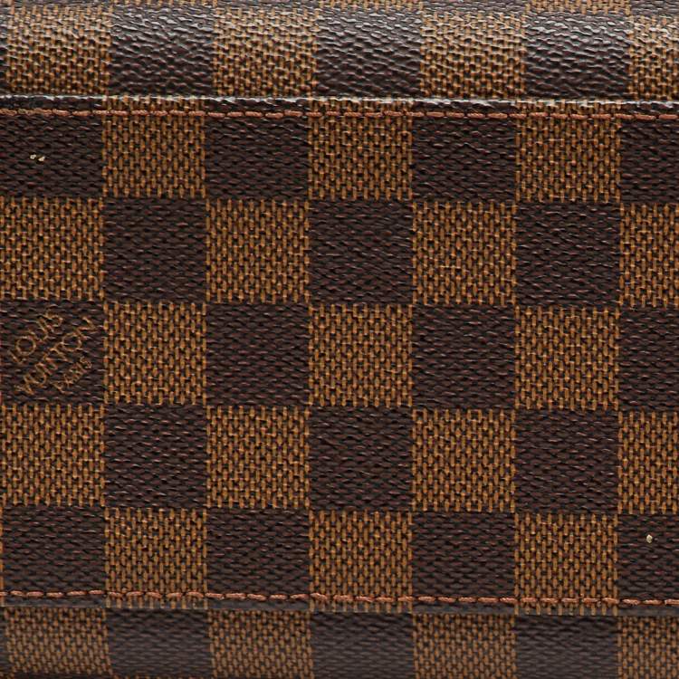 Pre Owned Louis Vuitton Damier Ebene Canvas Triana Bag
