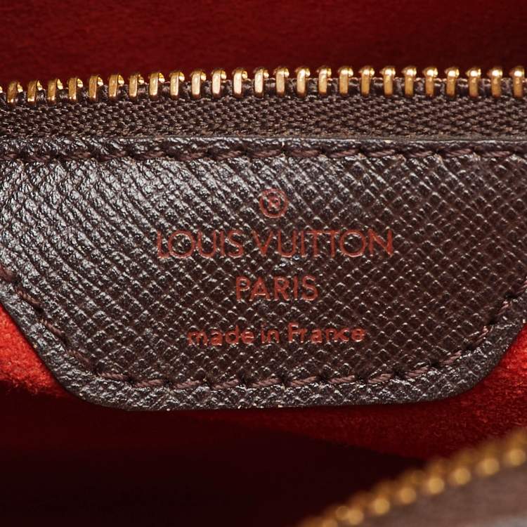 Pre Owned Louis Vuitton Damier Ebene Canvas Triana Bag