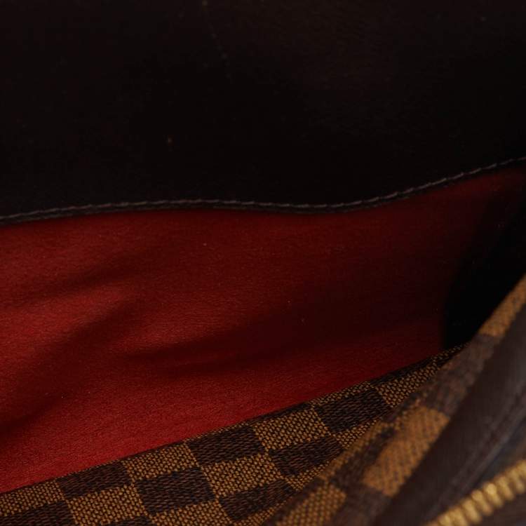 Pre Owned Louis Vuitton Damier Ebene Canvas Triana Bag