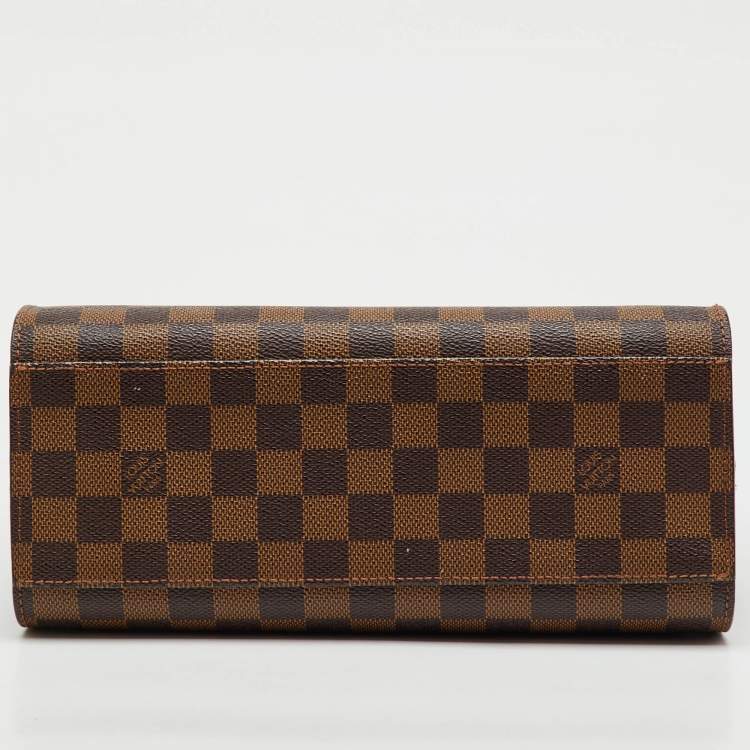 Pre Owned Louis Vuitton Damier Ebene Canvas Triana Bag