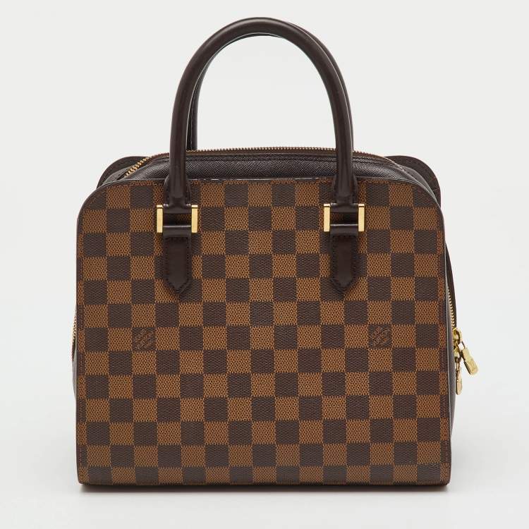 Pre Owned Louis Vuitton Damier Ebene Canvas Triana Bag