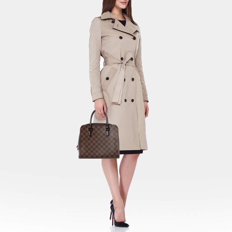 Pre Owned Louis Vuitton Damier Ebene Canvas Triana Bag