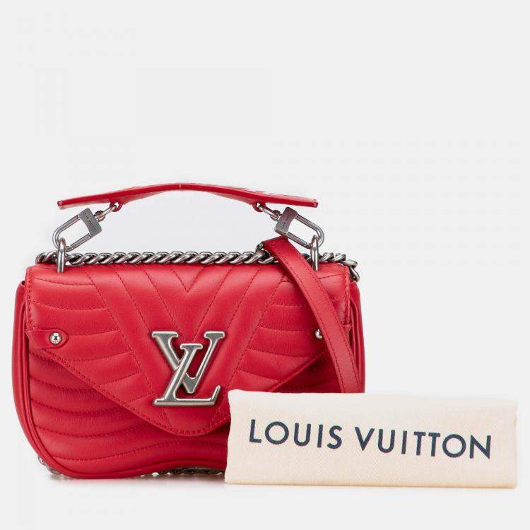 Pre Owned Louis Vuitton Red New Wave Chain Bag PM