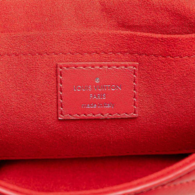 Pre Owned Louis Vuitton Red New Wave Chain Bag PM