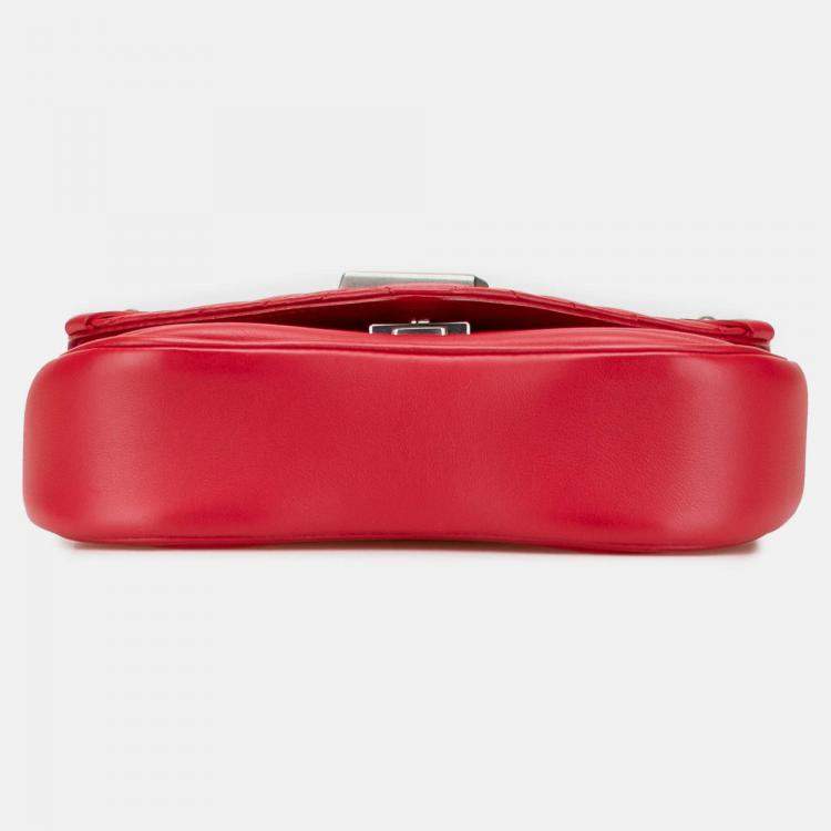 Pre Owned Louis Vuitton Red New Wave Chain Bag PM