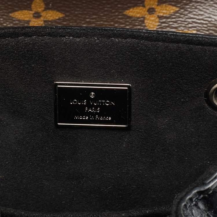 Pre Owned Louis Vuitton Black Monogram Patent Leather Hot Springs Backpack