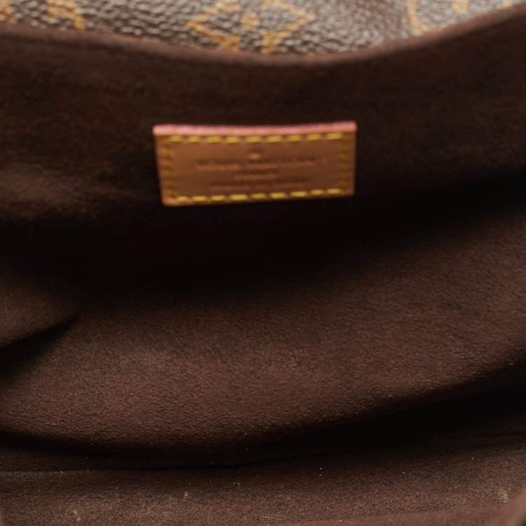 Pre Owned Louis Vuitton Monogram Canvas Pochette Metis Bag