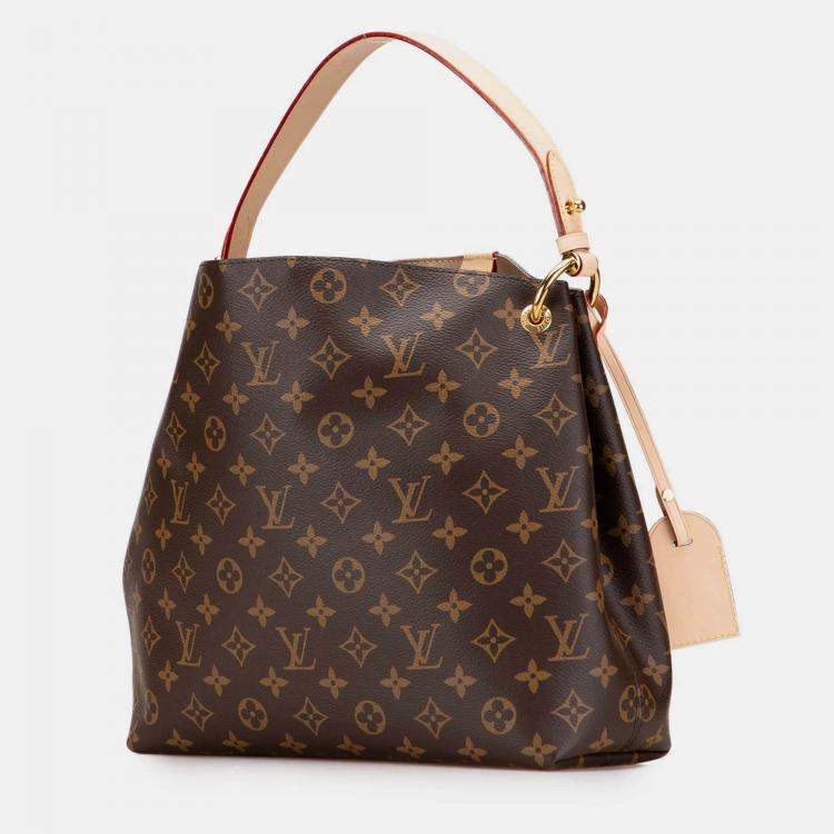 Pre Owned Louis Vuitton Brown Monogram Graceful PM