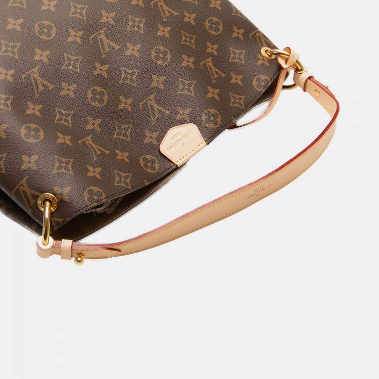 Pre Owned Louis Vuitton Brown Monogram Graceful PM