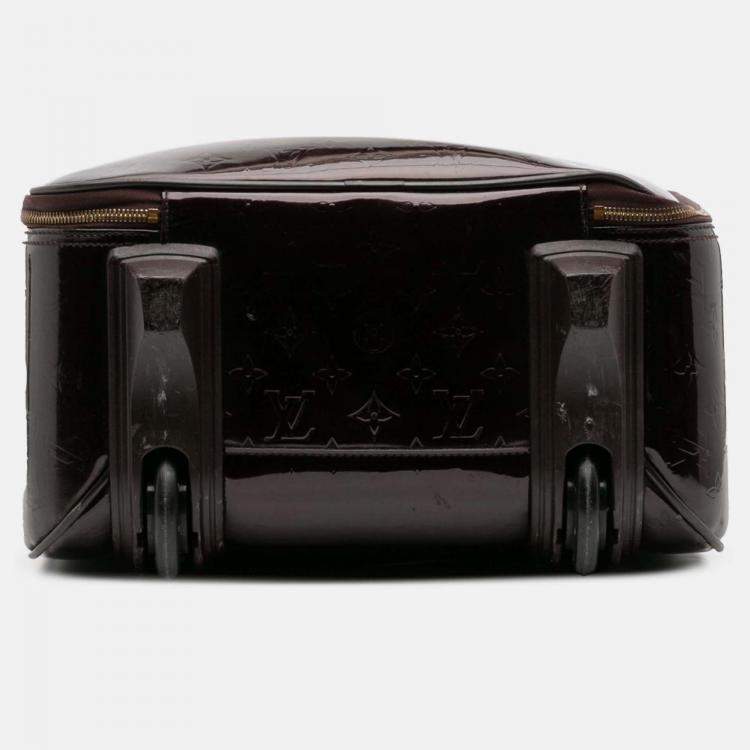Pre Owned Louis Vuitton Purple Monogram Vernis Pegase 45