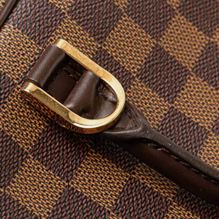 Pre Owned Louis Vuitton Brown Damier Ebene Mini Sarria