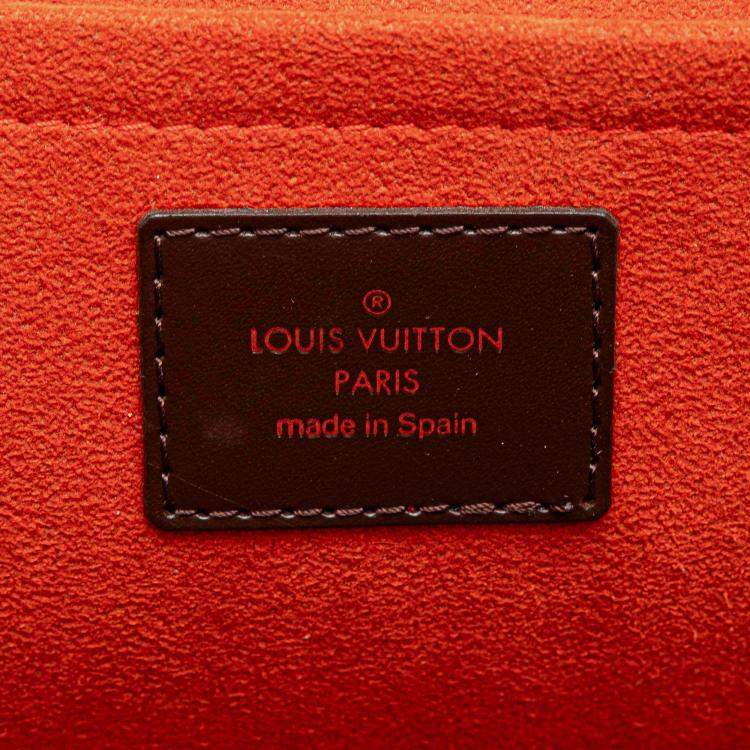 Pre Owned Louis Vuitton Brown Damier Ebene Mini Sarria