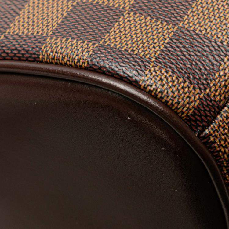 Pre Owned Louis Vuitton Brown Damier Ebene Mini Sarria