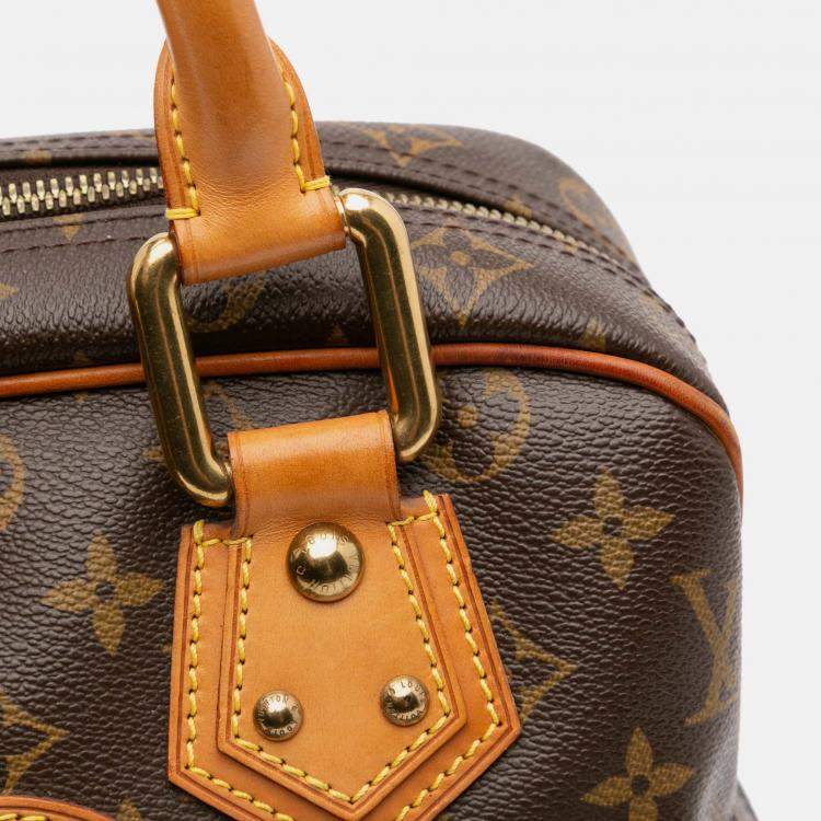 Pre Owned Louis Vuitton Brown Monogram Manhattan GM