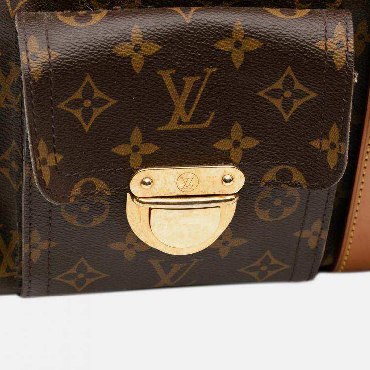 Pre Owned Louis Vuitton Brown Monogram Manhattan GM