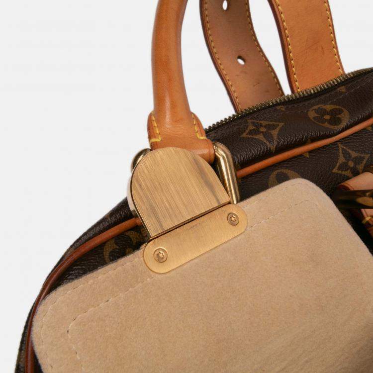 Pre Owned Louis Vuitton Brown Monogram Manhattan GM