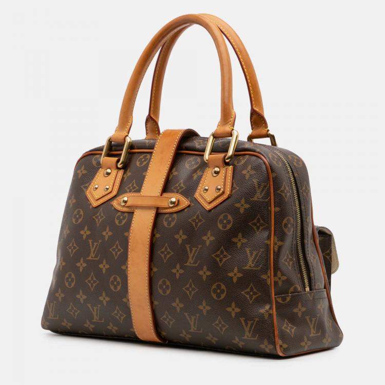 Pre Owned Louis Vuitton Brown Monogram Manhattan GM